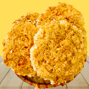 [500g] Cơm cháy chà bông Bếp pà Liễu giòn rụm, đồ ăn vặt, tặng chai sốt đặc biệt