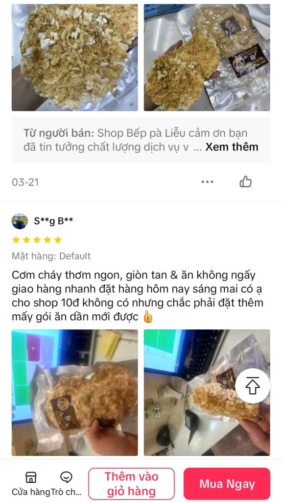 Feedback yêu thương của KH cho Bếp pà Liễu trên shopee & tiktok (37)